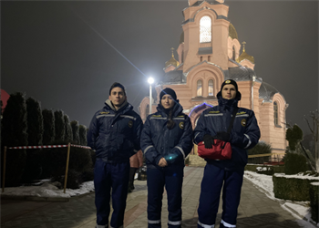 Cтуденты СКГМИ - добровольцы Северо-Осетинского Регионального Отделения ВСКС обеспечивали безопасность на Крещенских купаниях