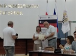 Начальник Управления международных и внешних связей СКГМИ  Орлова Нина и директор Центра социокультурной адаптации для иностранных граждан и лиц без гражданства Губаева Нина прошли обучение