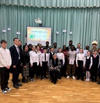 В рамках празднования Дня родного языка, активисты и директор  Центра социокультурной адаптации иностранных студентов СКГМИ (ГТУ) Губаева Н.Г., были приглашены в ГБОУ Центр образования «Интеллект»