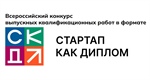 Всероссийский конкурс выпускных квалификационных работ в формате «Стартап как диплом»