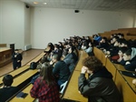 В СКГМИ обсудили безопасность на дорогах: студенты колледжа встретились с инспектором ГИБДД