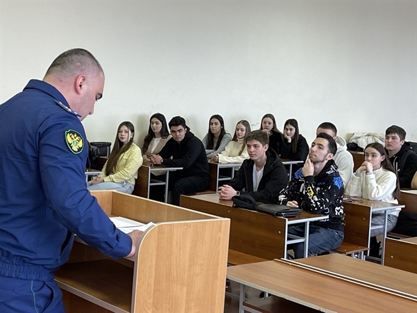 В СКГМИ состоялась открытая лекция с участием представителя отдела по надзору за следствием, дознанием и законностью в оперативно-розыскной деятельности Прокуратуры РСО-Алания