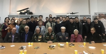 В СКГМИ (ГТУ) прошла военно-патриотическая встреча с ветеранами Великой Отечественной войны