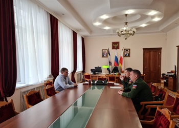 СКГМИ (ГТУ) посетила комиссия Главного командования сухопутных войск Министерства обороны РФ с целью открытия в ВУЗе базы военной подготовки