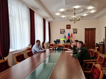 СКГМИ (ГТУ) посетила комиссия Главного командования сухопутных войск Министерства обороны РФ с целью открытия в ВУЗе базы военной подготовки