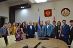  Представители СКГМИ (ГТУ) приняли участие во встрече молодежного парламента республики с сенатором Александром Тотооновым